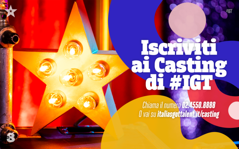 I Casting di Italia’s Got Talent 2021 sono aperti